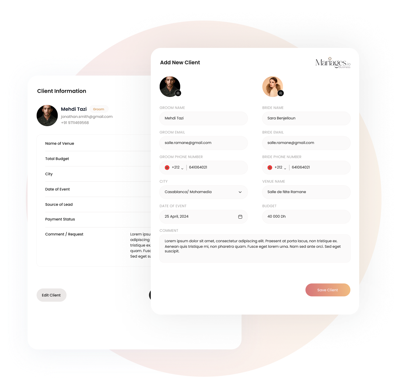 Ajouter des clients