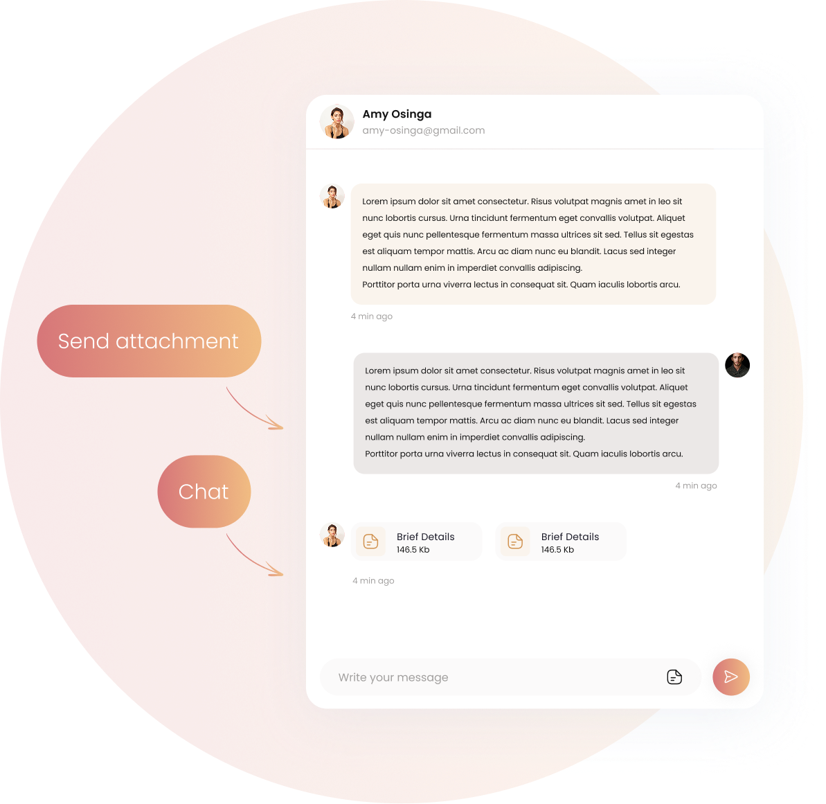 Discuter avec les clients